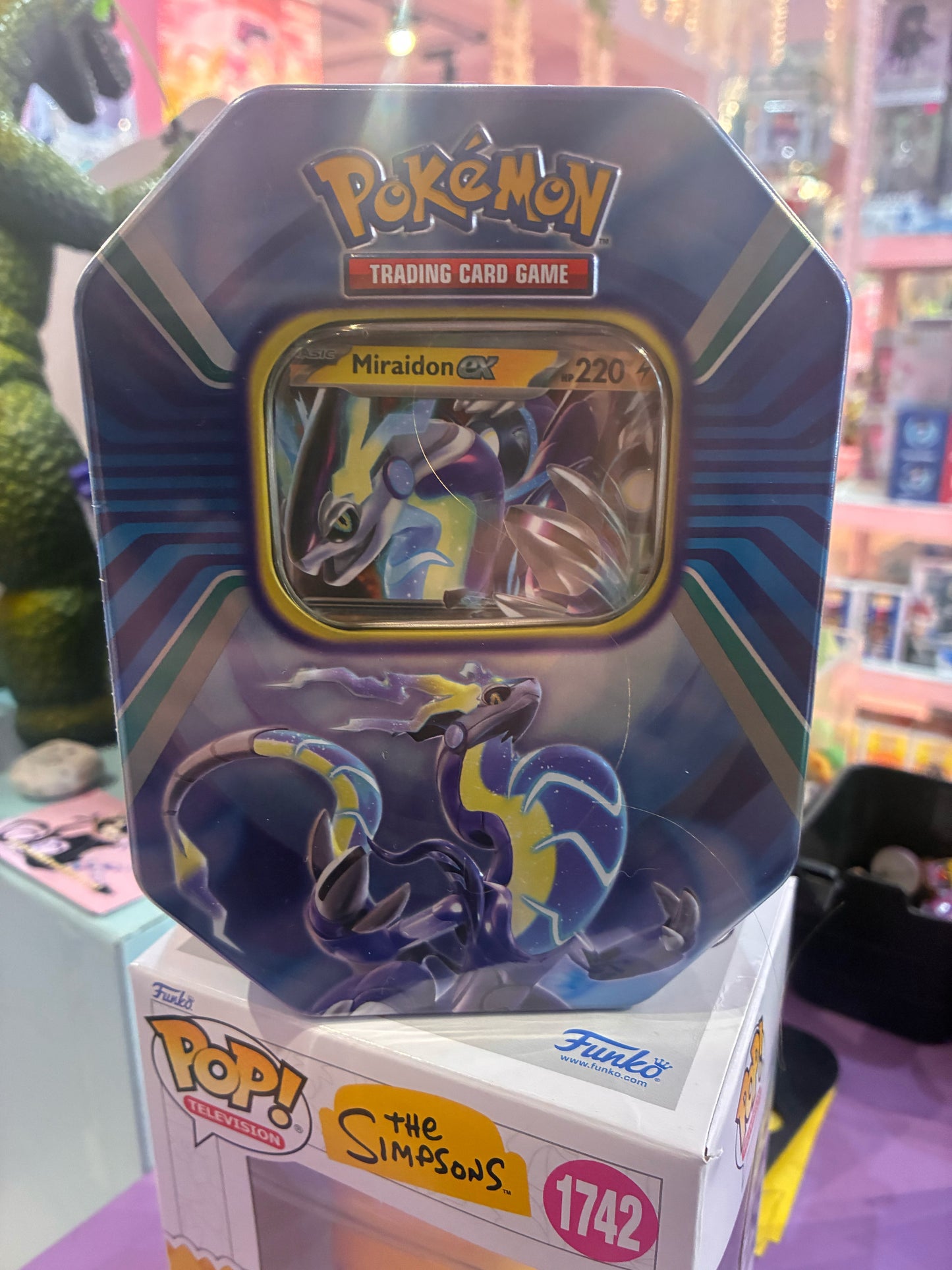 Pokémon TCG - Paldea Legends EX Tin (Miraidon) 2023