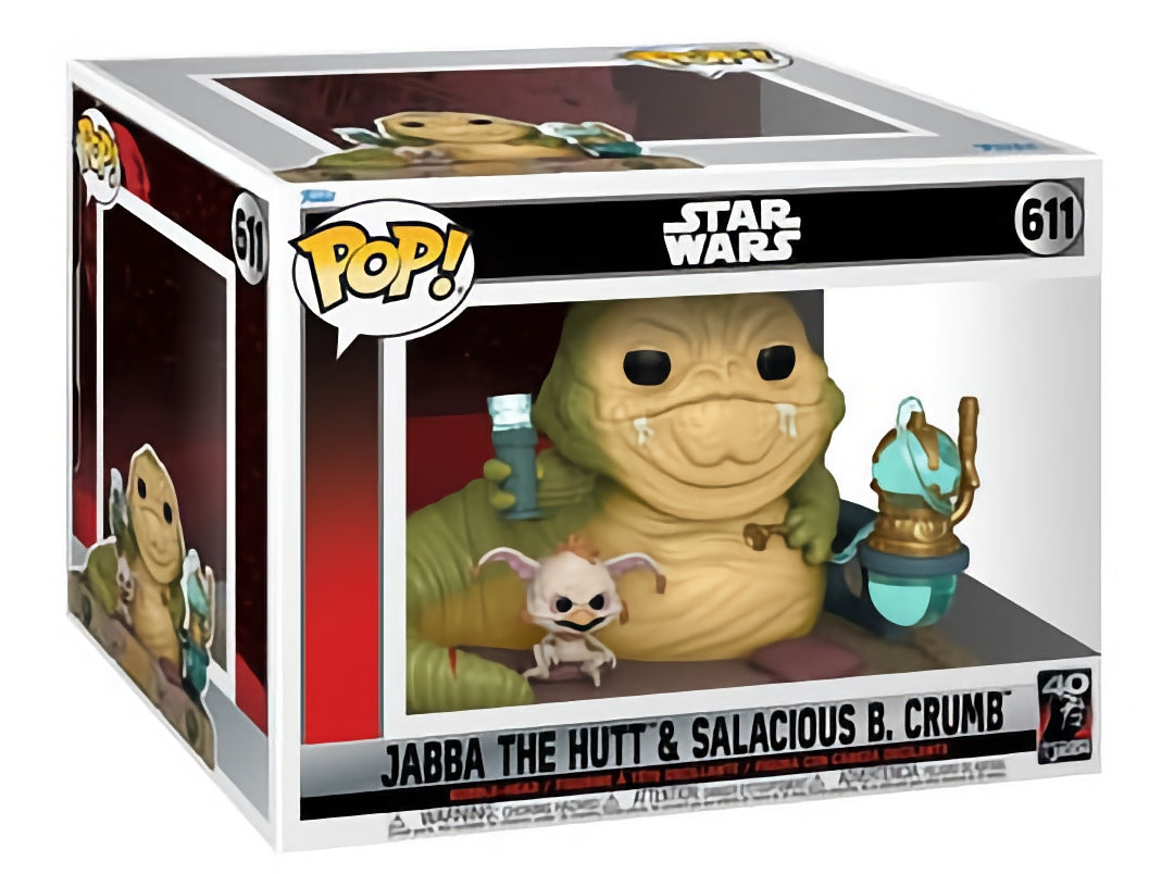 Funko Pop! Star Wars 611 - Return of the Jedi - Jabba The Hutt & Salacious B. Crumb (2023)