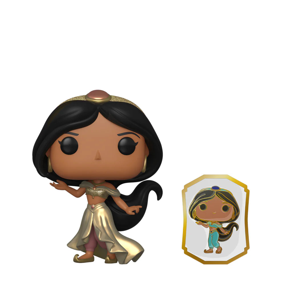 Funko Pop! 326 Disney - Disney Princess - Jasmine (2021) Exclusive (with Pin)