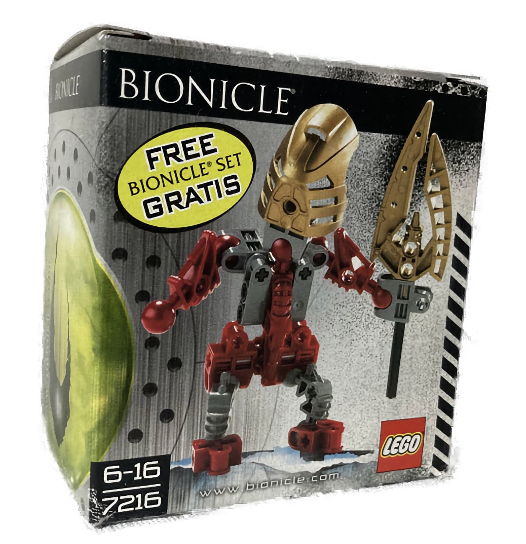 LEGO® Bionicle - 7216 - Good Gold Guy (Promotionele Uitgave Duracel)(2006) SVV-Schatzoekers