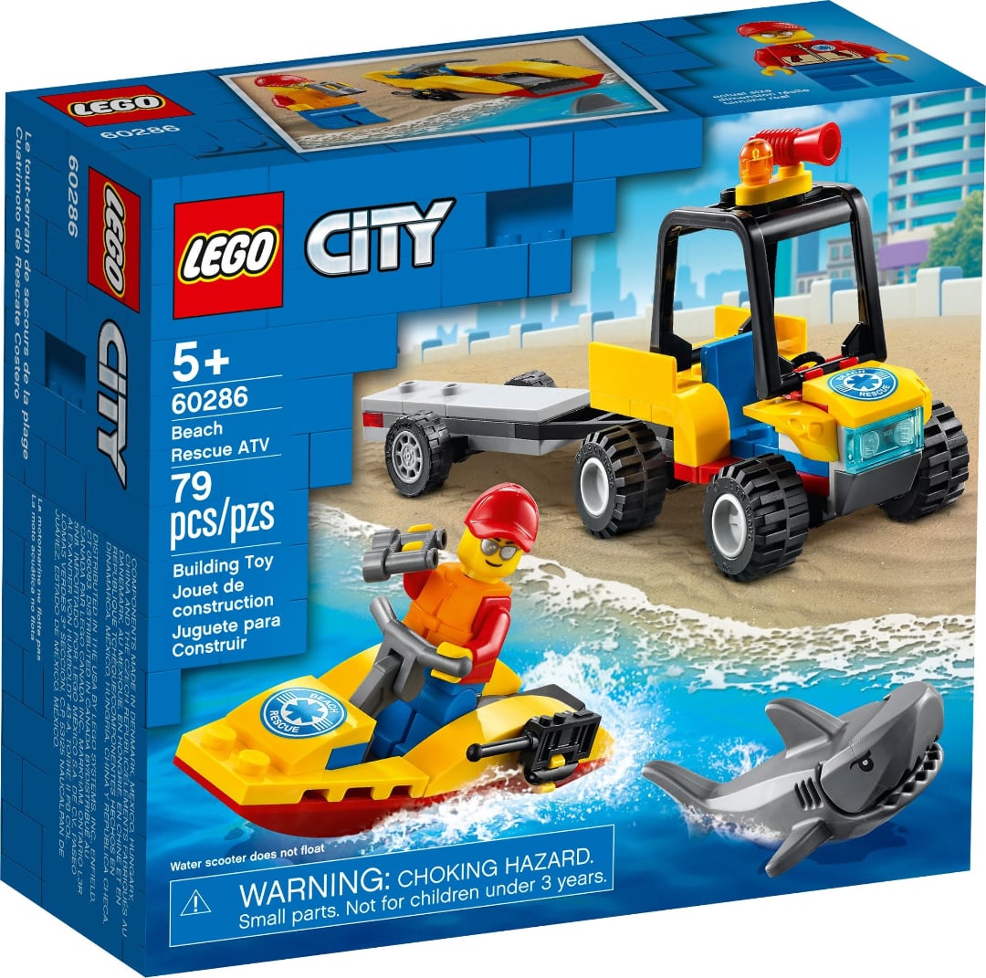 LEGO® City Geweldige Voertuigen 60286 - ATV Strandredding (2021 / 2022) SVV-Schatzoekers