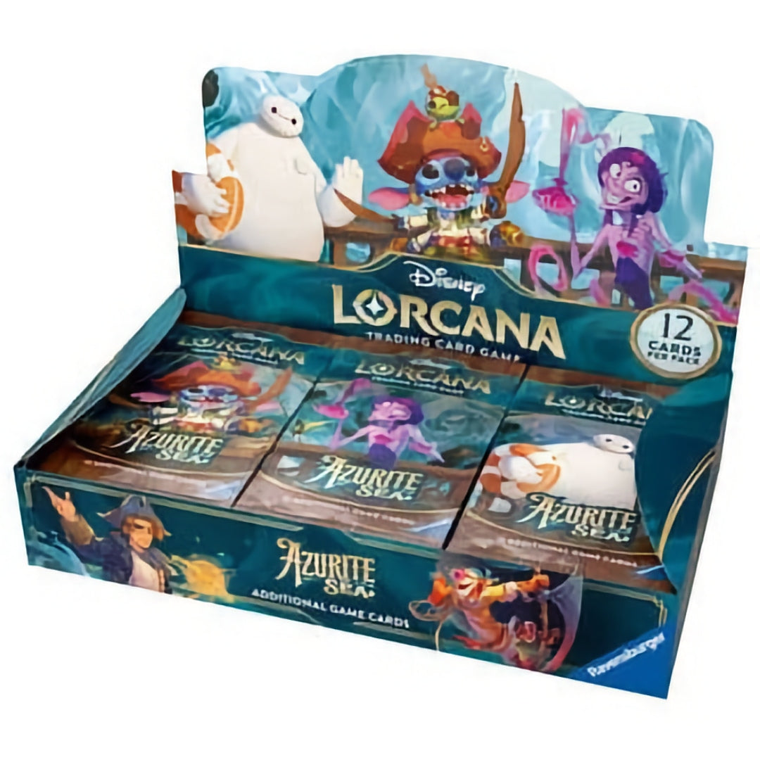 Ravensburger - Disney Lorcana TCG - Azurite Sea - Booster Box (24 Boosters)