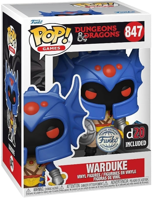 Funko Pop! Games 847 - Dungeons & Dragons - Warduke (2021) Exclusive (Gratis D20)