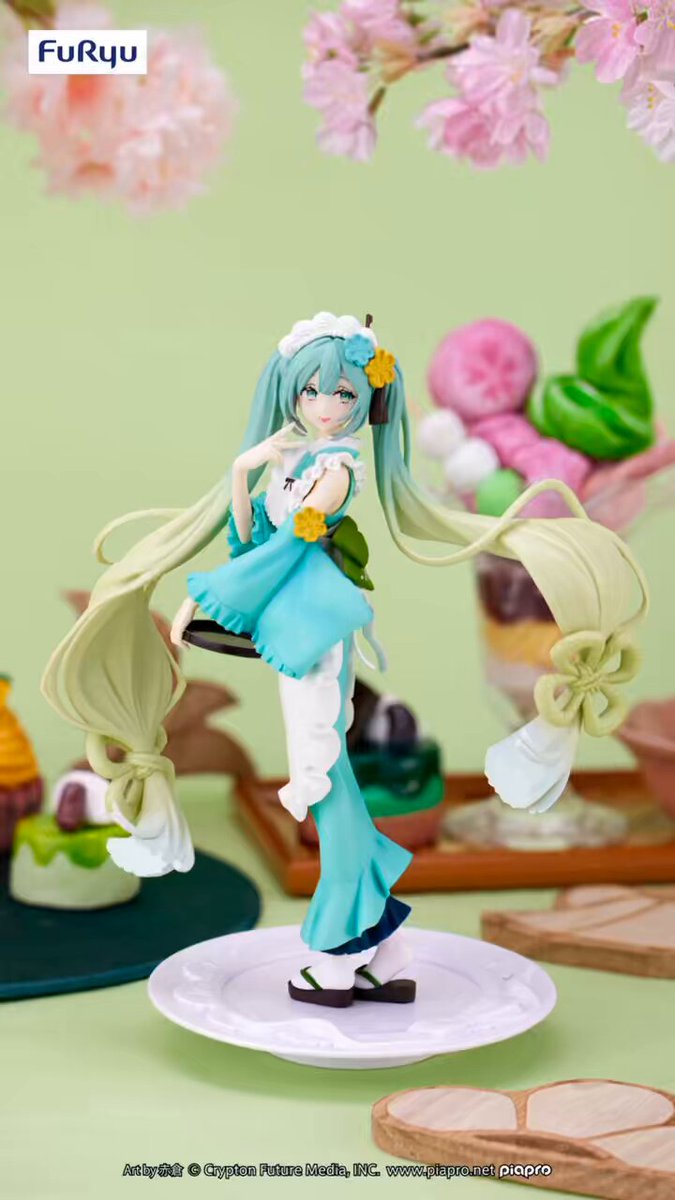 Furyu - Hatsune Miku (Matcha Green Tea Parfait Mint Version) 21cm