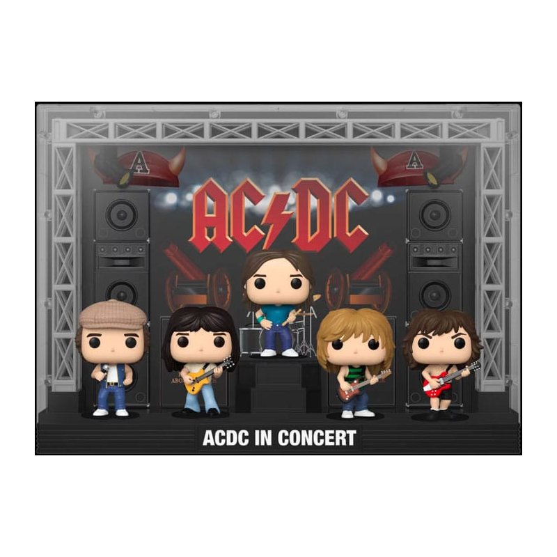 Funko Pop! Moments 02 DeLuxe - AC/DC - ACDC In Concert - 4 Pack (2022)