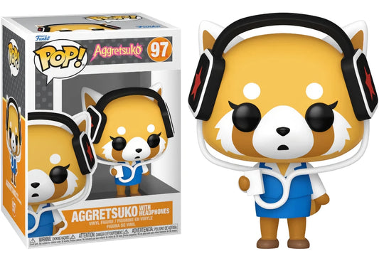 Funko Pop! Sanrio 97 - Aggretsuko - Aggretsuko With Headphones (2024)