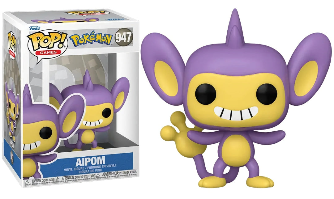 Funko Pop! Games 947 - Pokemon - Aipom (2023) (EMEA)