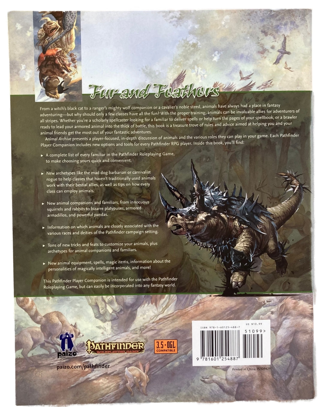Paizo - Pathfinder RPG - Player Companion: Animal Archive (2013)