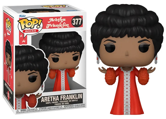 Funko Pop! Rocks 377 - Aretha Franklin - Aretha Franklin (Red Dress) (2023)