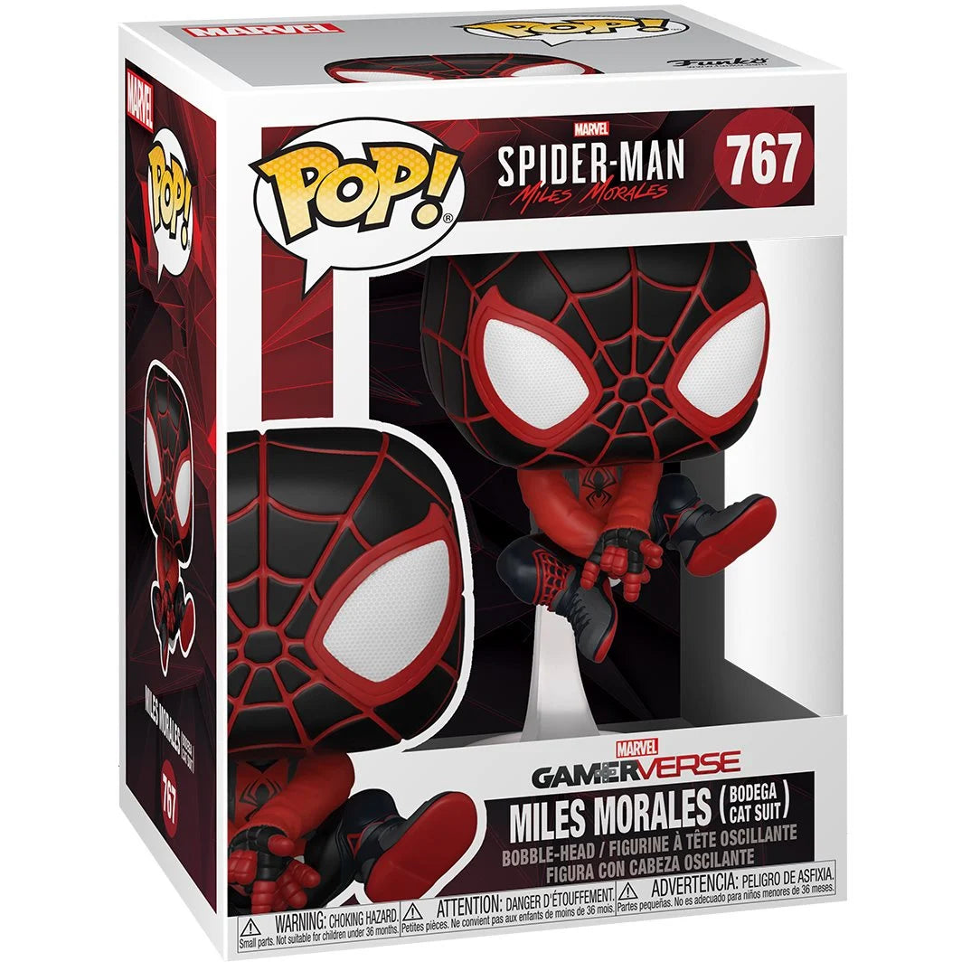 Funko Pop! Games Marvel 767 - Gamer Verse - Miles Morales (Bodega Cat Suit) (2024)