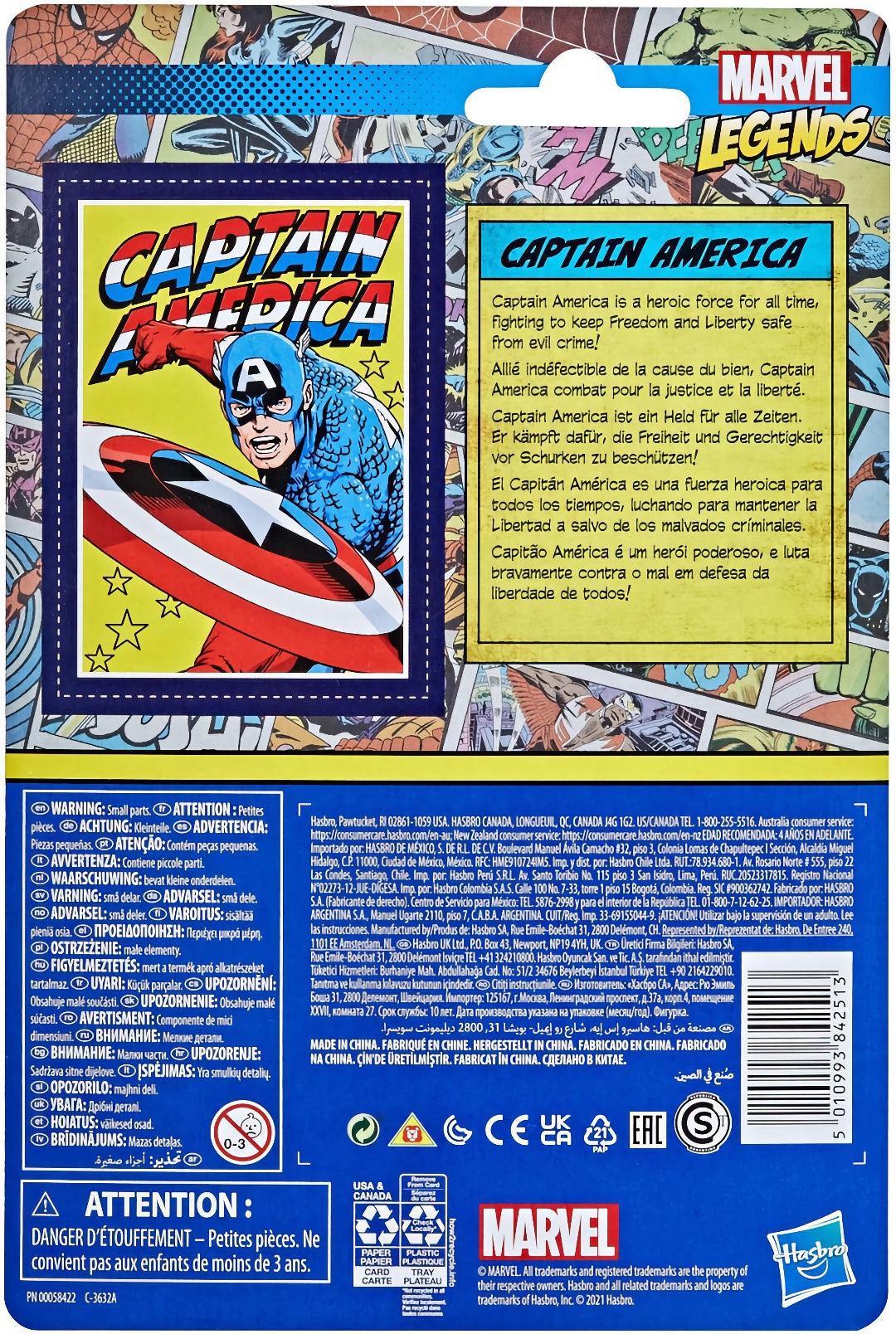 Hasbro - Marvel Legends Retro Collection - Captain America (2021)