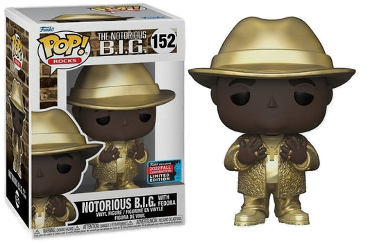 Funko Pop! Rocks 152 - Notorious B.I.G. - With Fedora (2022) Fall Convention