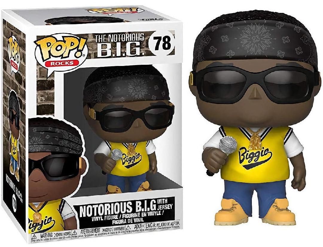 Funko Pop! Rocks 078 - Notorious B.I.G.- Notorious B.I.G. With Jersey (2018)