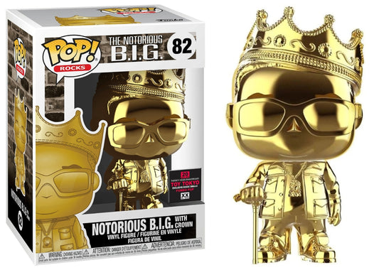Funko Pop! Rocks 082 - Notorious B.I.G.- Notorious B.I.G. With Crown (2018) Toy Tokyo Limited Edition
