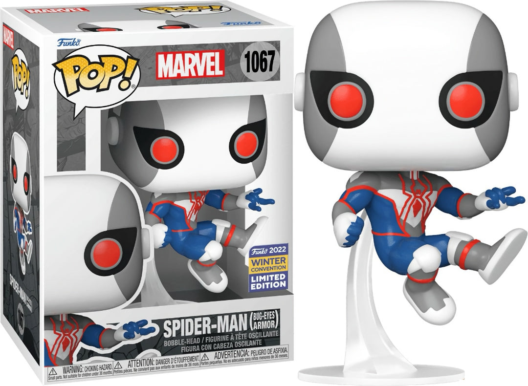 Funko Pop! Marvel: 1067 - Marvel - Spider-man (Bug-Eyes Armor) (2022) Winter Convention