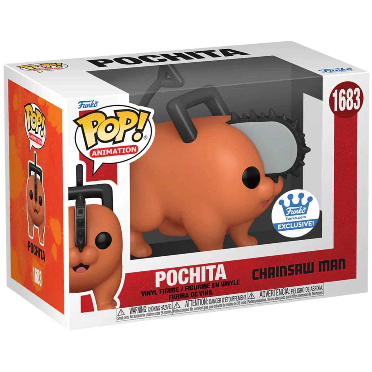 Funko Pop! Animation: 1683 - Chainsaw Man - Pochita (2024) Exclusive