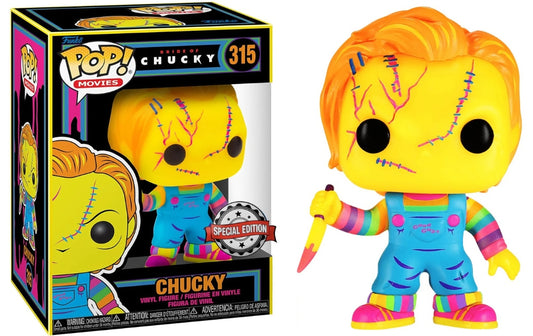 Funko Pop! Movies 315 - Bride of Chucky - Chucky (2023) Blacklight