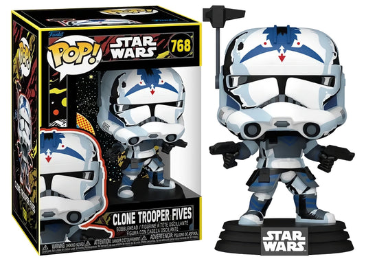 Funko Pop! Star Wars 768 - The Clone Wars - Clone Trooper Fives (Retro) (2025)