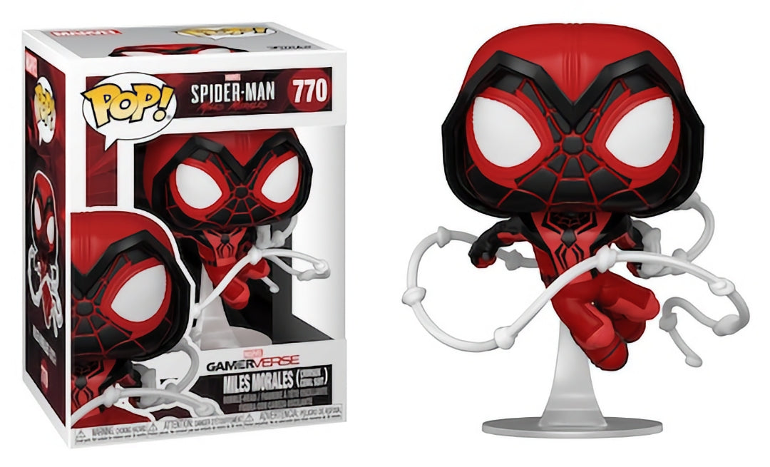 Funko Pop! Games Marvel 770 - Gamer Verse - Miles Morales (Crimson Cowl Suit) (2024)