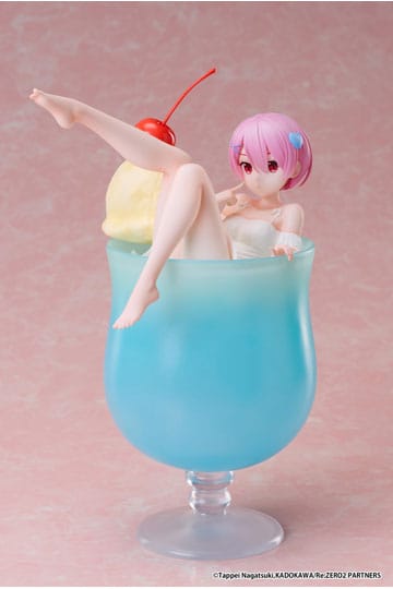 Elcoco - Re:Zero Starting Life in another World - Ram (1/7 Cream Soda Ver. 21cm)