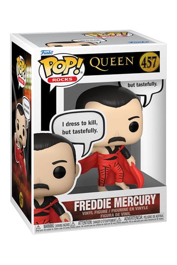 Funko Pop! Rocks 457 - Queen Pop - Freddie Mercury (I Dress To Kill 9 cm)