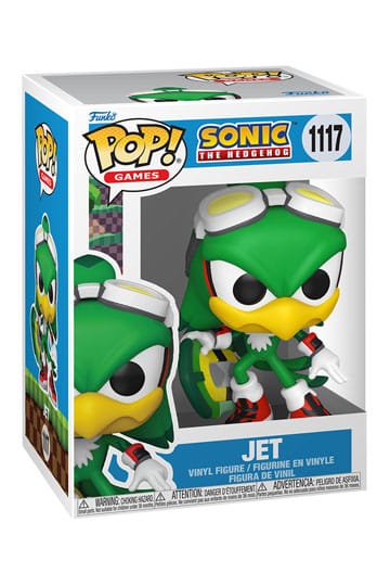 Funko Pop! Games: 1117 - Sonic The Hedgehog - Jet The Hawk With Board