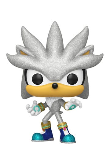 Funko Pop! Games: 1103 - Sonic The Hedgehog - Silver (2025) (Diamond Collection)
