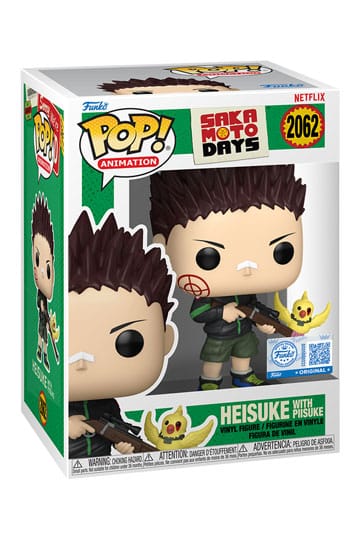 FK88649 Sakamoto Days POP! Animation Vinyl Figure Heisuke & Piisuke Exclusive Edition 9 cm