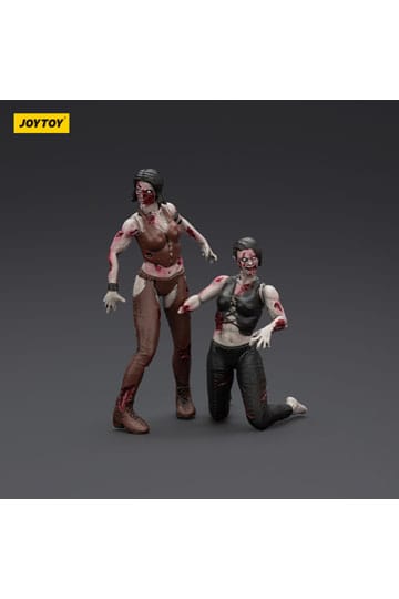 JoyToy - Zombies -  Zombie Dark Source Action Figures 2-Pack - Female wrestlers 8 cm
