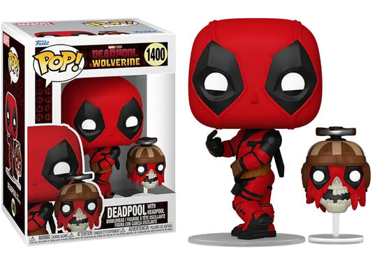 Funko Pop! Marvel: 1400 - Deadpool & Wolverine - Deadpool with Headpool (2025)