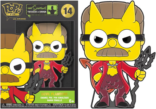 Funko Pop! Pin: 14 - The Simpsons- Treehouse of Horror - Devil Flanders