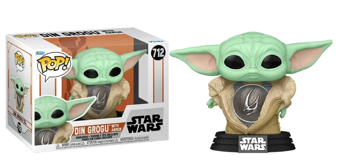 Funko Pop! Star Wars 712 - The Mandalorian - Din Grogu with Armor (2024)