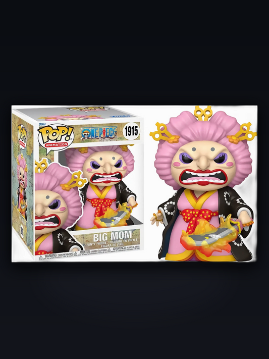 Funko POP! Super - Animation 1915 - One Piece - Big Mom (Charlotte Linlin) (17 cm) box dark 3:4 SVV One Piece collection product photo