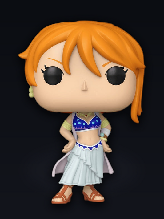 Funko POP! Animation 2036 - One Piece - Nami (Alabasta Arc) Special Edition (9.7 cm) box dark 3:4 SVV One Piece collection product photo