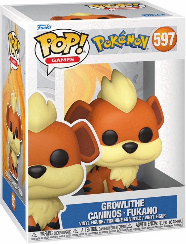 Funko Pop! Games 597 - Pokemon - Growlithe (2020)