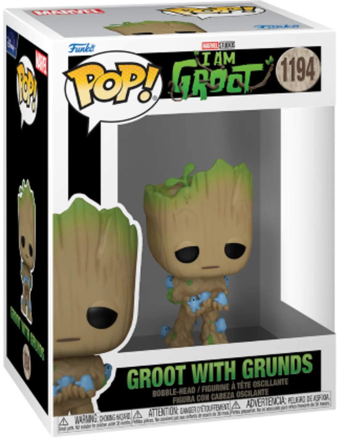 Funko Pop! Marvel: 1194 - I Am Groot - Groot with Grunds (2023)