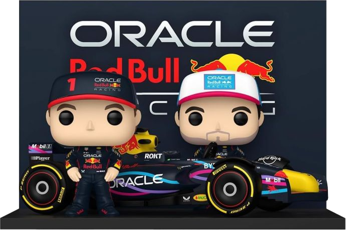 Funko Pop! Moment 07 - Oracle Red Bull Racing Team - Max Verstappen & Sergio Perez (2024)