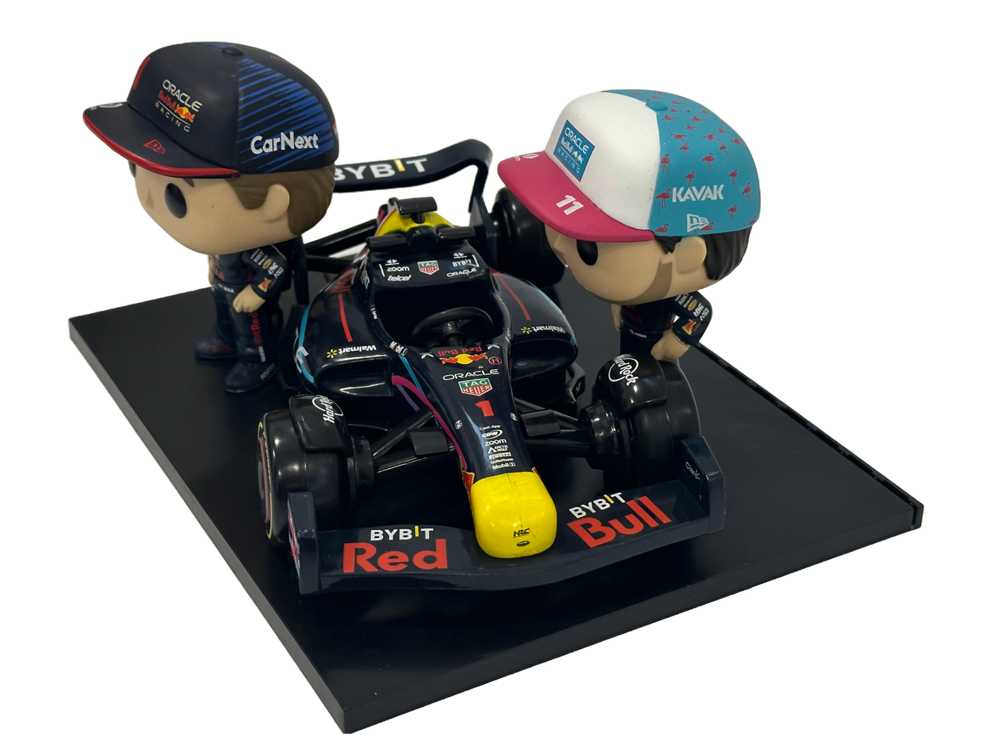 Funko Pop! Moment 07 - Oracle Red Bull Racing Team - Max Verstappen & Sergio Perez (2024)