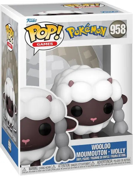 Funko Pop! Games 956 - Pokemon - Wooloo (2023) (EMEA)