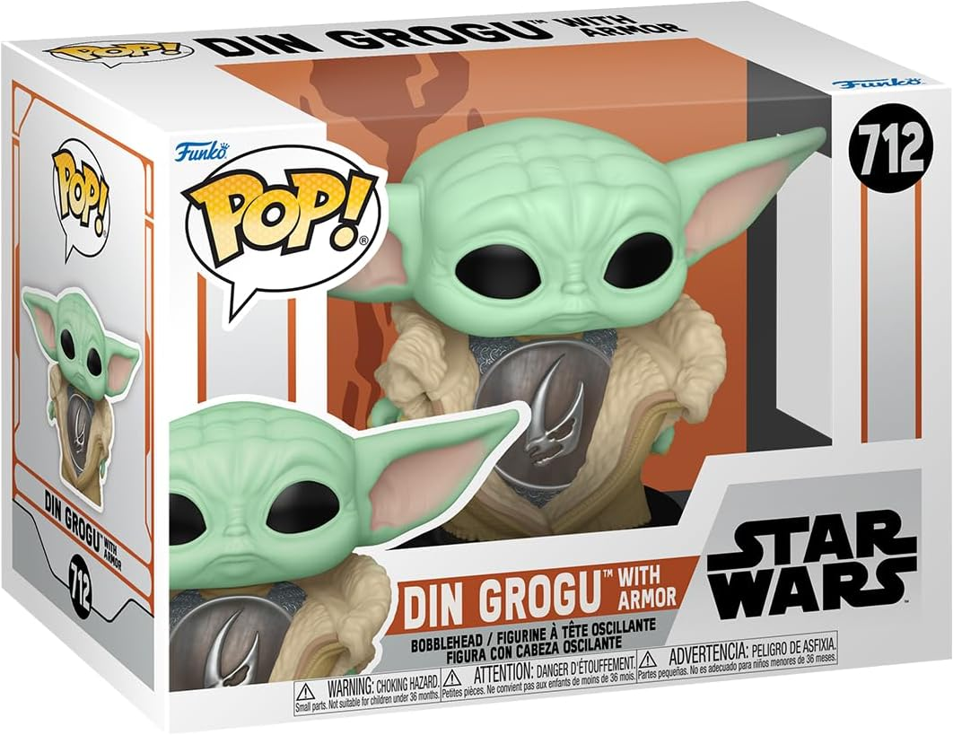 Funko Pop! Star Wars 712 - The Mandalorian - Din Grogu with Armor (2024)