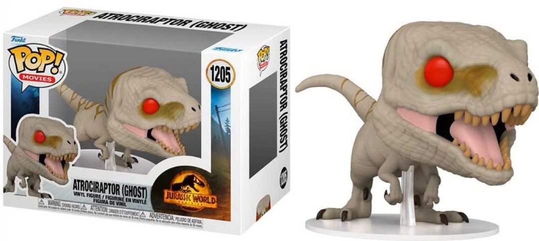 Funko Pop! Movies: 1205 - Jurassic World Domination - Atrociraptor (Ghost) (2022)