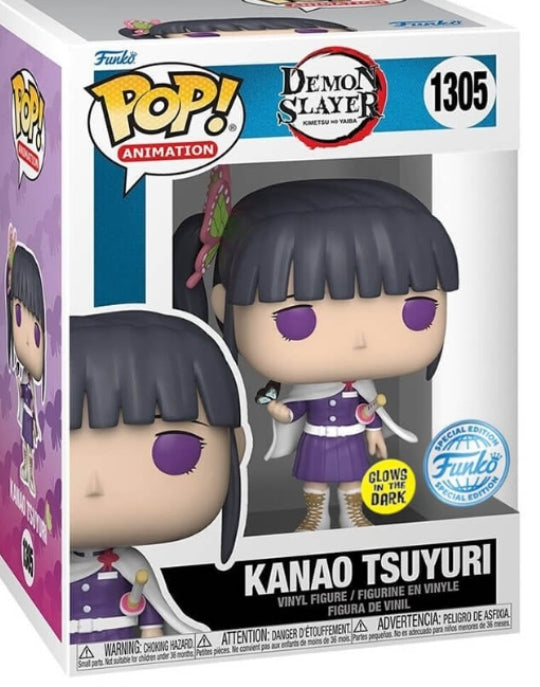 Funko Pop! Animation: 1305 - Demon Slayer - Kanao Tsuyuri (Special Edition GLOW)