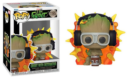 Funko Pop! Marvel: 1195 - I Am Groot - Groot with Detonator (2023)