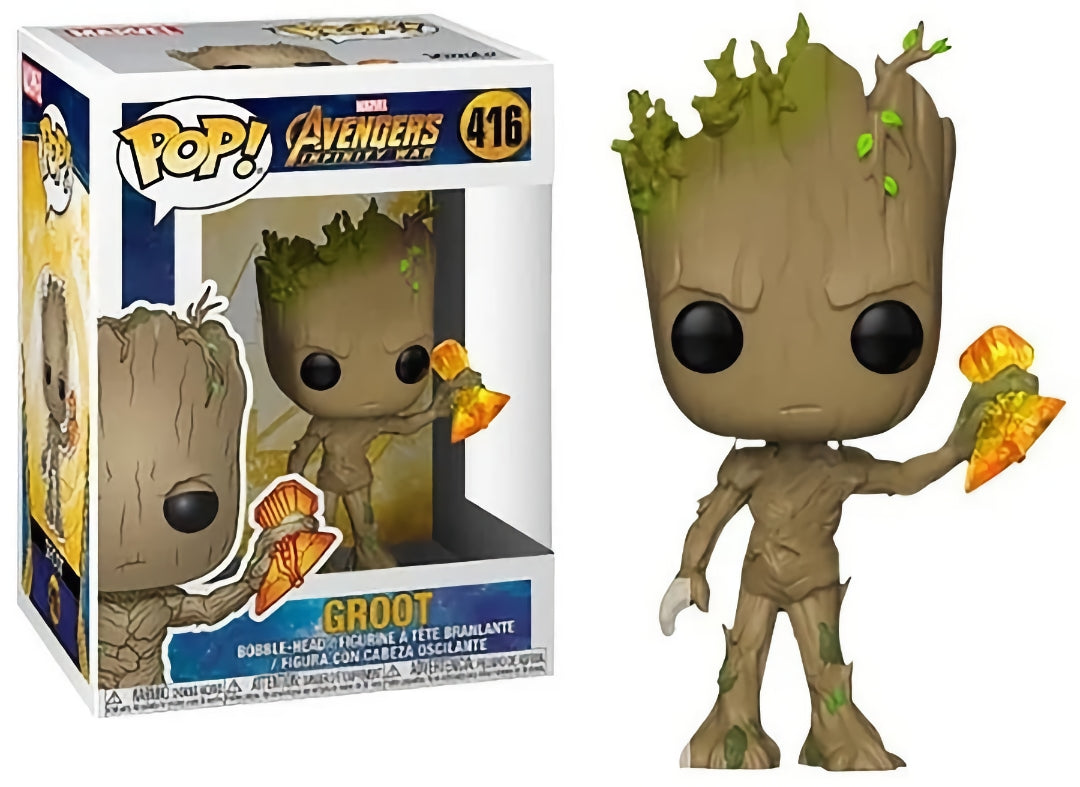 Funko Pop! Marvel 416 - Infinity War - Groot (With Stormbreaker) (2018)