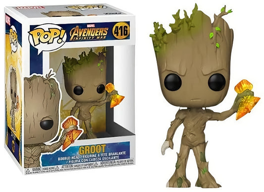 Funko Pop! Marvel 416 - Infinity War - Groot (With Stormbreaker) (2018)