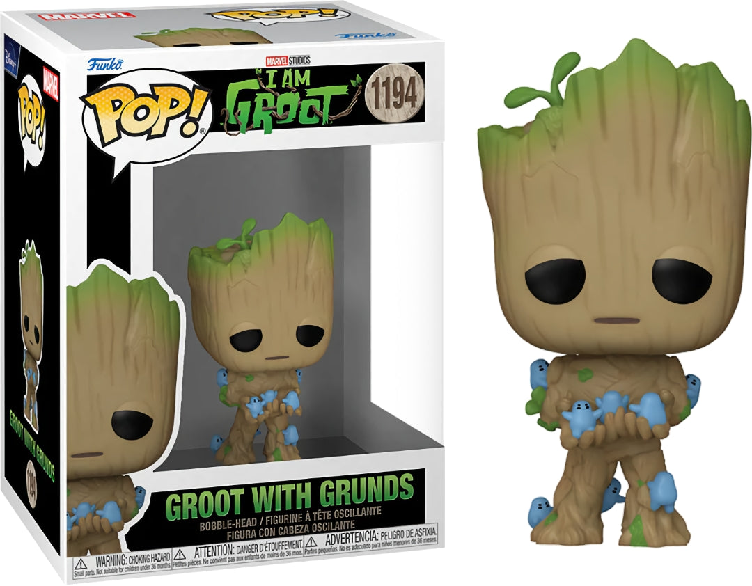 Funko Pop! Marvel: 1194 - I Am Groot - Groot with Grunds (2023)