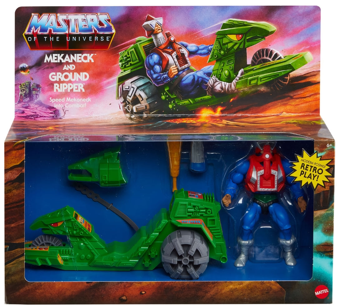 Mattel - Masters Of The Universe Origins Vehicle- Mekaneck & Ground Ripper (2022)