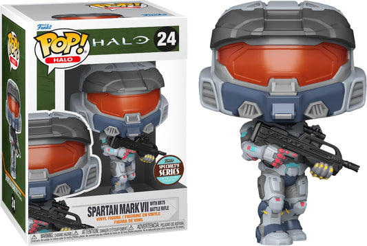 Funko Pop! Halo 24 - Halo - Spartan Mark VII With BR75 Battle Rifle (2021) Specialty Series