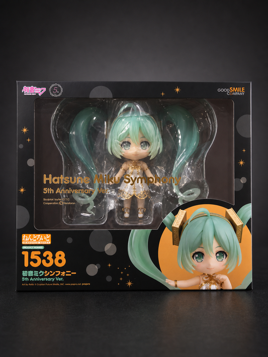 Character Vocal Series 01 Nendoroid Figure Hatsune Miku Symphony 5th Anniversary Ver. 10 cm