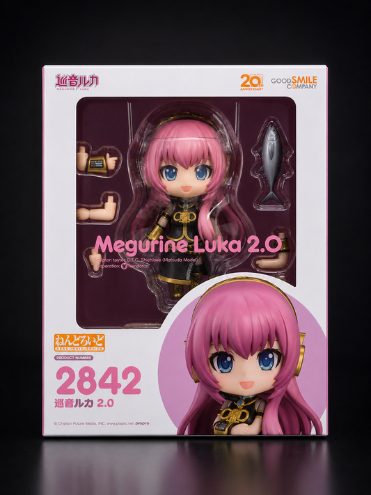 Good Smile Company - Character Vocal Series 03: Megurine Luka Nendoroid PVC Figure Luka 2.0 10 cm